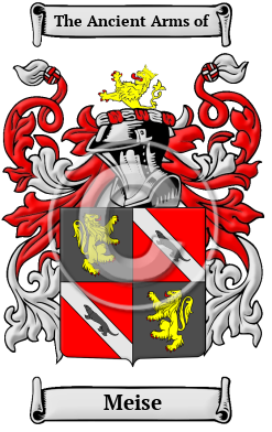 Meise Family Crest Download (JPG) Heritage Series - 300 DPI