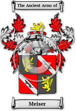 Meiser Family Crest Download (JPG) Legacy Series - 300 DPI