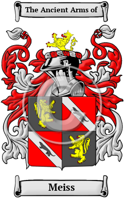 Meiss Family Crest Download (JPG) Heritage Series - 300 DPI
