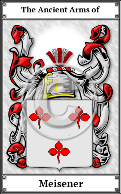 Meisener Family Crest Download (JPG)  Book Plated - 150 DPI