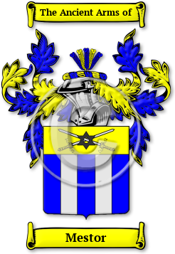Mestor Family Crest Download (jpg) Legacy Series - 150 DPI
