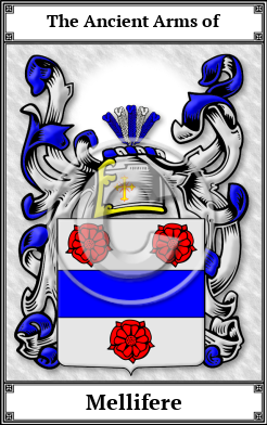 Mellifere Family Crest Download (JPG) Book Plated - 600 DPI