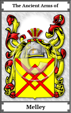 Melley Family Crest Download (JPG) Book Plated - 600 DPI