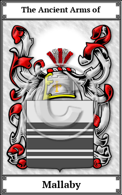 Mallaby Family Crest Download (JPG)  Book Plated - 150 DPI