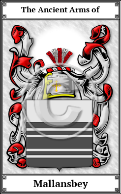 Mallansbey Family Crest Download (JPG)  Book Plated - 150 DPI