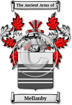 Mellanby Family Crest Download (jpg) Legacy Series - 150 DPI