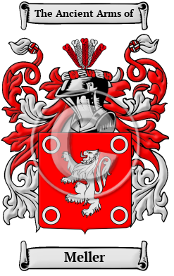 Meller Family Crest Download (JPG) Heritage Series - 600 DPI