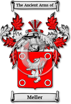 Meller Family Crest Download (jpg) Legacy Series - 150 DPI