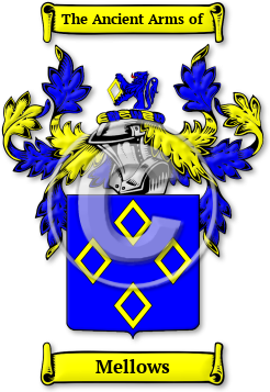 Mellows Family Crest Download (jpg) Legacy Series - 150 DPI