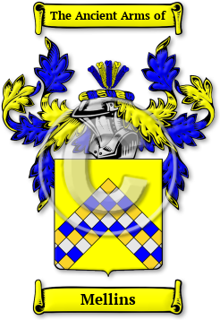 Mellins Family Crest Download (JPG) Legacy Series - 600 DPI