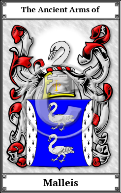Malleis Family Crest Download (JPG)  Book Plated - 150 DPI