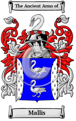 Mallis Family Crest Download (JPG) Heritage Series - 600 DPI
