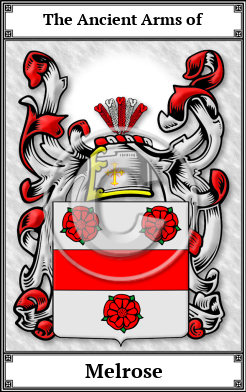 Melrose Family Crest Download (JPG)  Book Plated - 150 DPI