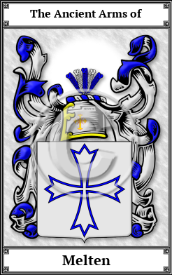 Melten Family Crest Download (JPG)  Book Plated - 150 DPI