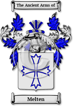 Melten Family Crest Download (jpg) Legacy Series - 150 DPI