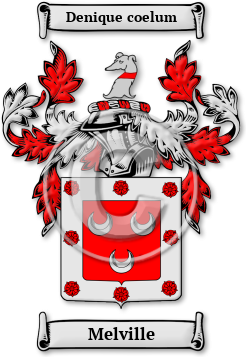 Melville Family Crest Download (JPG) Legacy Series - 600 DPI
