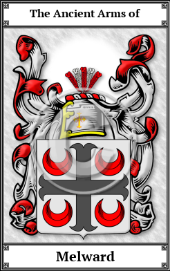 Melward Family Crest Download (JPG)  Book Plated - 150 DPI