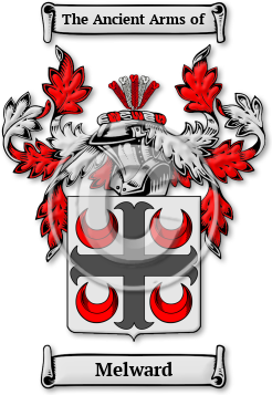 Melward Family Crest Download (jpg) Legacy Series - 150 DPI