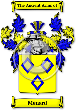 Ménard Family Crest Download (jpg) Legacy Series - 150 DPI