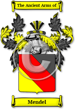 Mendel Family Crest Download (jpg) Legacy Series - 150 DPI
