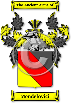Mendelovici Family Crest Download (jpg) Legacy Series - 150 DPI