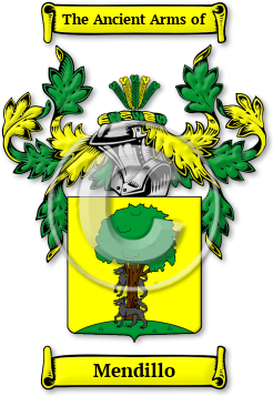 Mendillo Family Crest Download (jpg) Legacy Series - 150 DPI