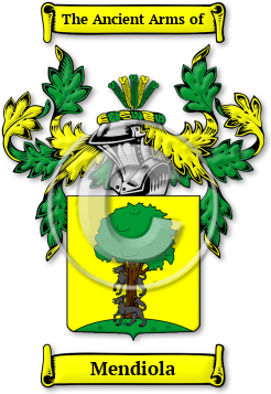 Mendiola Family Crest Download (JPG) Legacy Series - 600 DPI