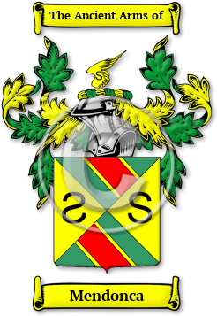 Mendonca Family Crest Download (jpg) Legacy Series - 150 DPI