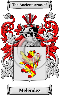 Meléndez Family Crest/Coat of Arms