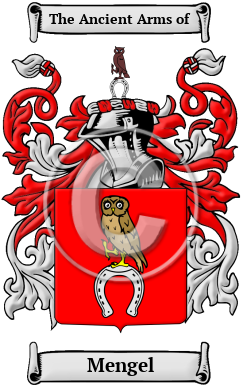 Mengel Family Crest Download (JPG) Heritage Series - 600 DPI
