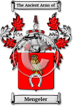 Mengeler Family Crest Download (jpg) Legacy Series - 150 DPI