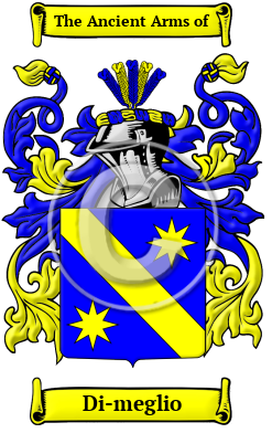 Di-meglio Family Crest Download (JPG) Heritage Series - 300 DPI