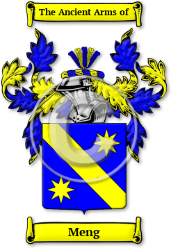 Meng Family Crest Download (jpg) Legacy Series - 150 DPI