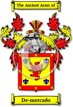 De-mercado Family Crest Download (jpg) Legacy Series - 150 DPI