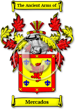 Mercados Family Crest Download (jpg) Legacy Series - 150 DPI