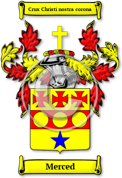 Merced Family Crest Download (jpg) Legacy Series - 150 DPI