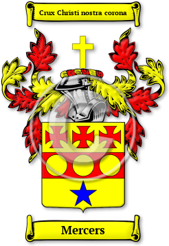Mercers Family Crest Download (jpg) Legacy Series - 150 DPI