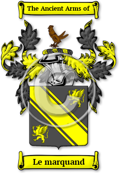 Le marquand Family Crest Download (jpg) Legacy Series - 150 DPI