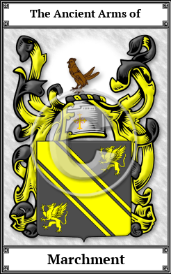 Marchment Family Crest Download (JPG)  Book Plated - 150 DPI