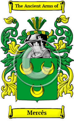 Mercês Family Crest Download (JPG) Heritage Series - 300 DPI