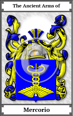 Mercorio Family Crest Download (JPG)  Book Plated - 150 DPI
