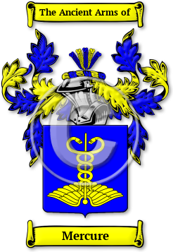Mercure Family Crest Download (jpg) Legacy Series - 150 DPI
