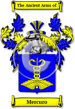 Mercuro Family Crest Download (jpg) Legacy Series - 150 DPI