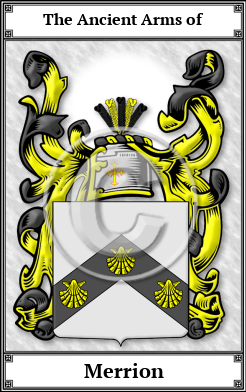 Merrion Family Crest Download (JPG)  Book Plated - 150 DPI