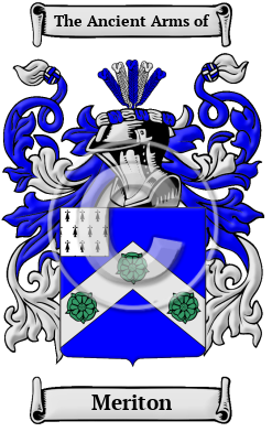 Meriton Family Crest Download (JPG) Heritage Series - 600 DPI