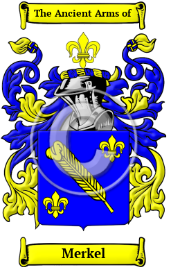 Merkel Family Crest Download (JPG) Heritage Series - 600 DPI