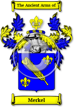 Merkel Family Crest Download (jpg) Legacy Series - 150 DPI