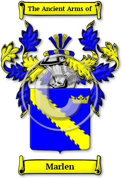 Marlen Family Crest Download (JPG) Legacy Series - 600 DPI