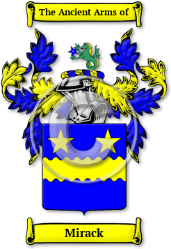 Mirack Family Crest Download (jpg) Legacy Series - 150 DPI