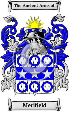 Merifield Family Crest Download (jpg) Heritage Series - 150 DPI